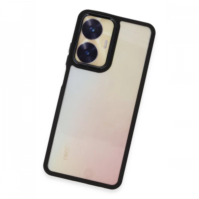 Realme C55 Kılıf Dora Kapak - Siyah