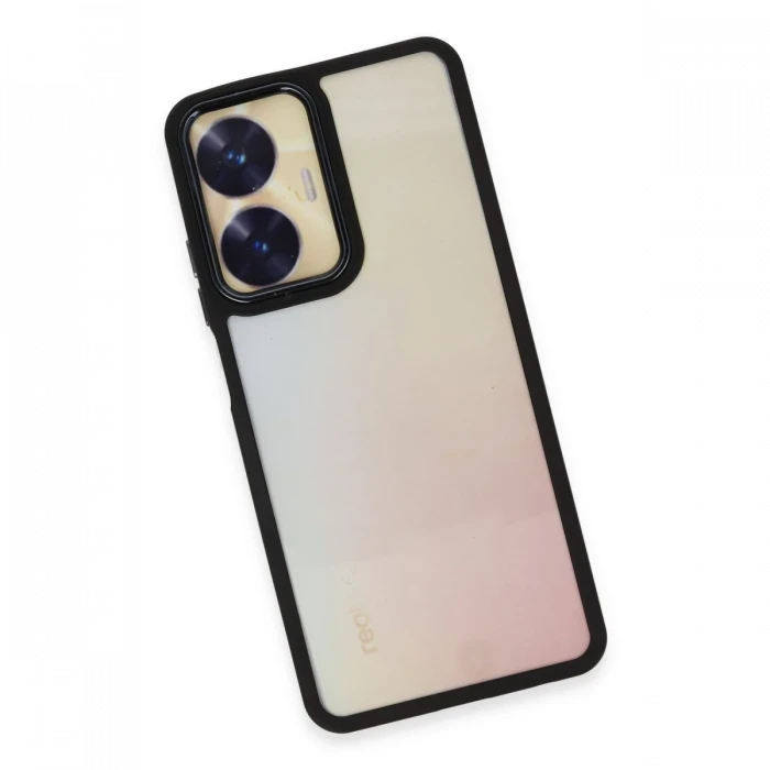 Realme C55 Kılıf Dora Kapak - Siyah