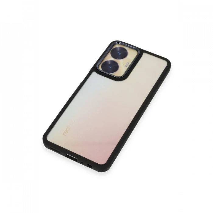 Realme C55 Kılıf Dora Kapak - Siyah