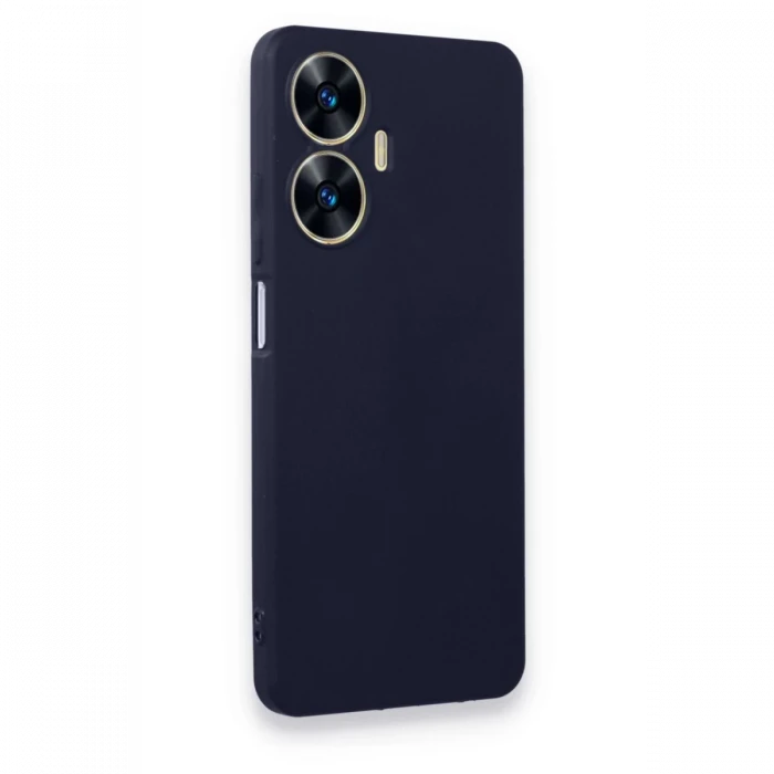 Realme C55 Kılıf First Silikon - Lacivert