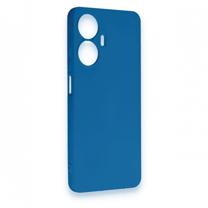 Realme C55 Kılıf First Silikon - Mavi