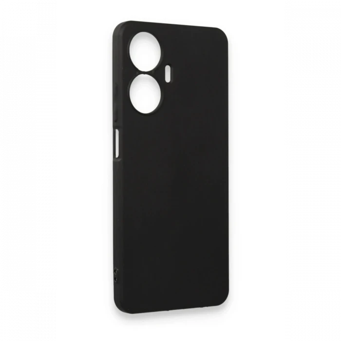 Realme C55 Kılıf First Silikon - Siyah
