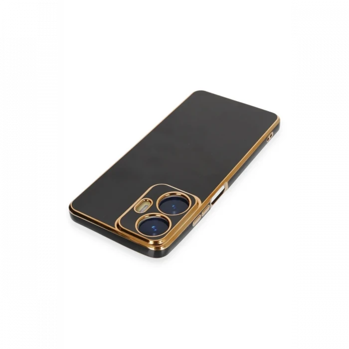 Realme C55 Kılıf Volet Silikon - Siyah