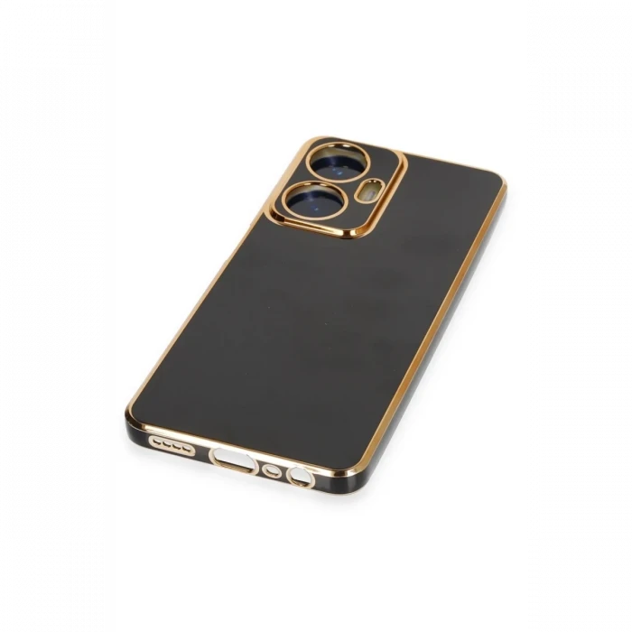 Realme C55 Kılıf Volet Silikon - Siyah