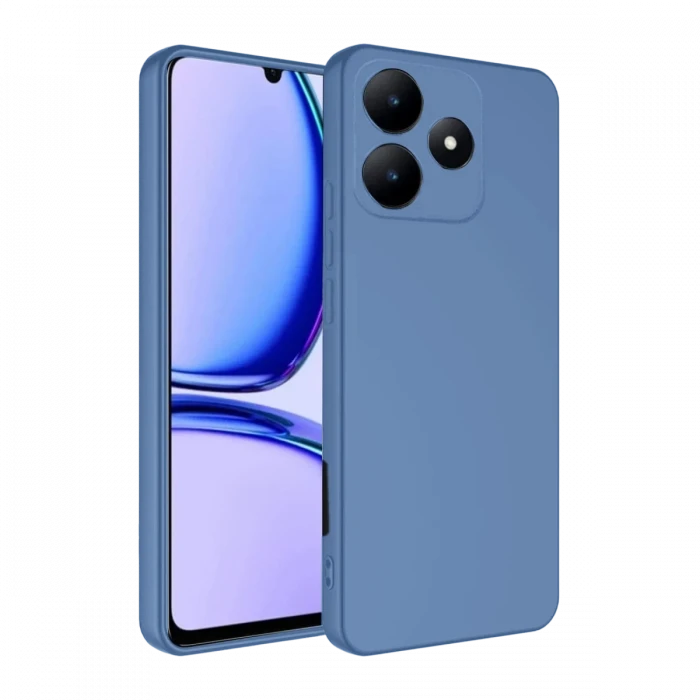 Realme C61 Kılıf First Silikon - Mavi