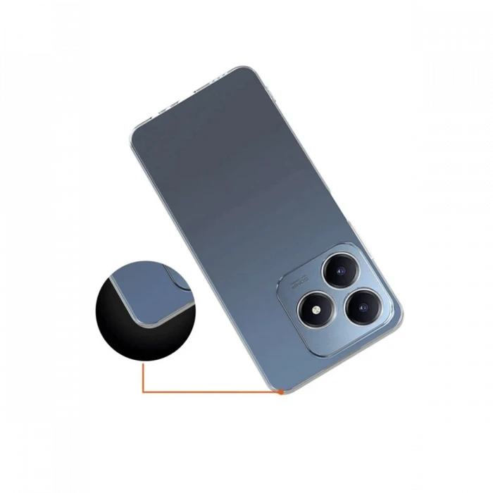 Realme C61 Kılıf Lüx Şeffaf Silikon