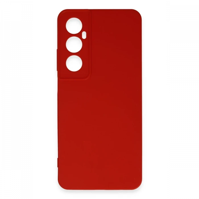 Realme C65 Kılıf First Silikon - Kırmızı
