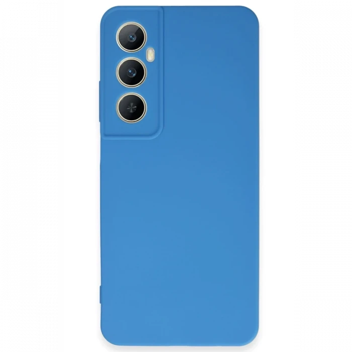 Realme C65 Kılıf First Silikon - Mavi