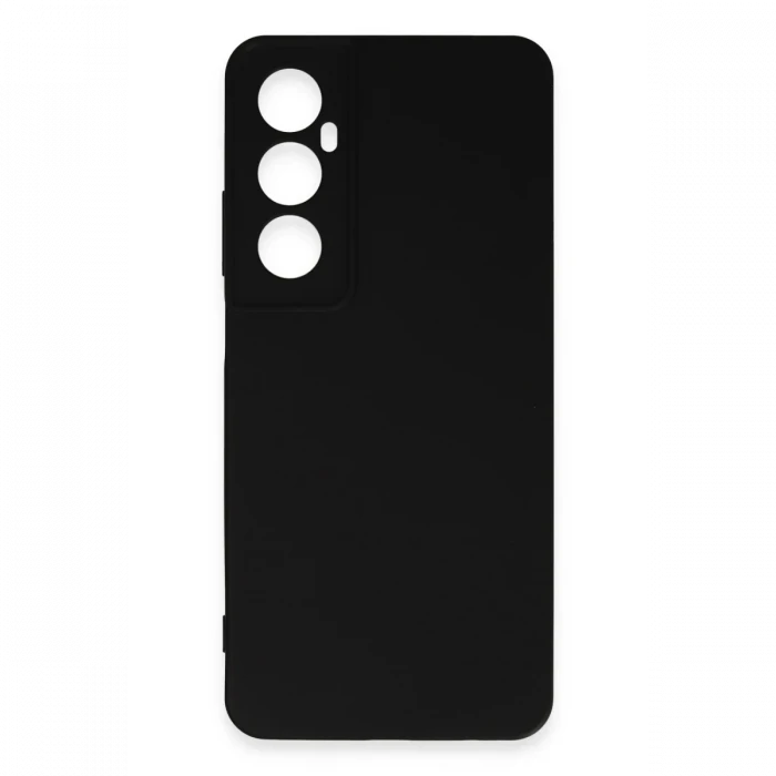 Realme C65 Kılıf First Silikon - Siyah