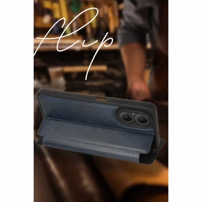 Realme C65 Kılıf Flip Cover - Taba