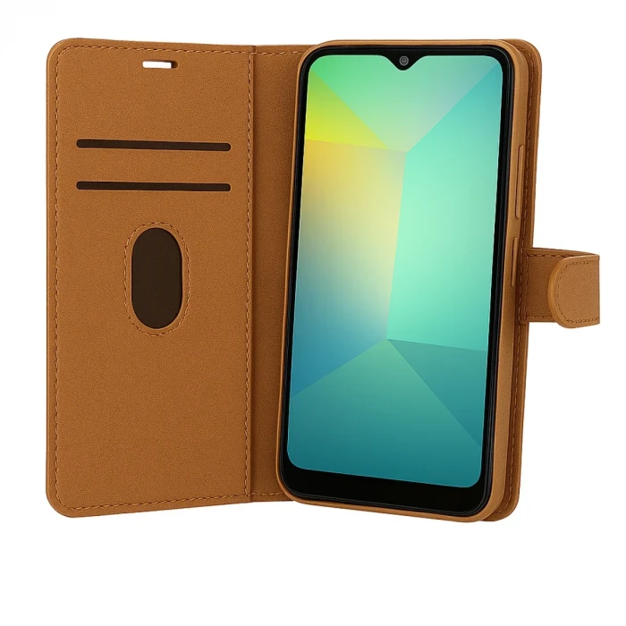 Realme C75 4G Trend S Plus Kapaklı Kılıf - Taba
