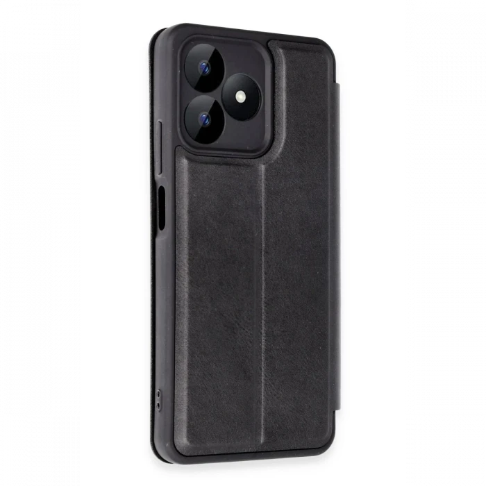 Realme Note 50 4G Kılıf Flip Cover - Siyah