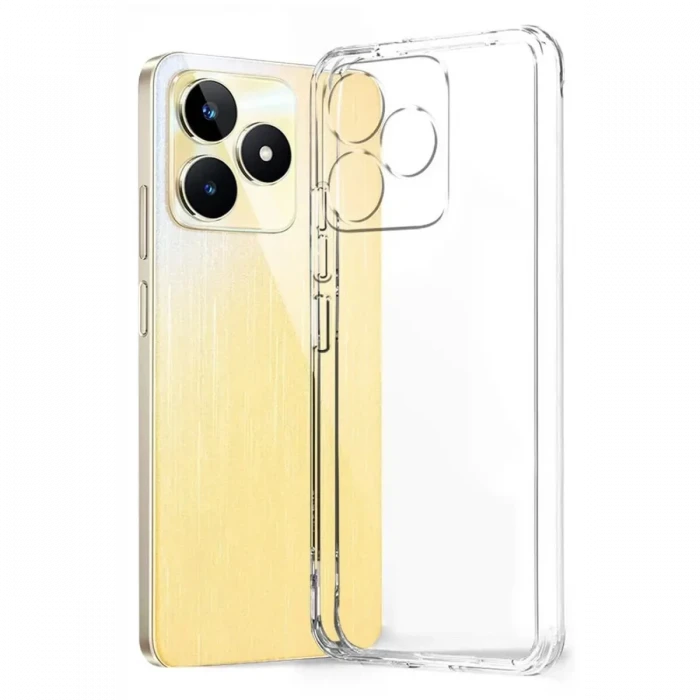Realme Note 50 4G Kılıf Lüx Şeffaf Silikon