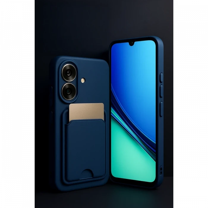 Realme Note 60 Kelvin Kartvizitli Silikon - Derin Mor