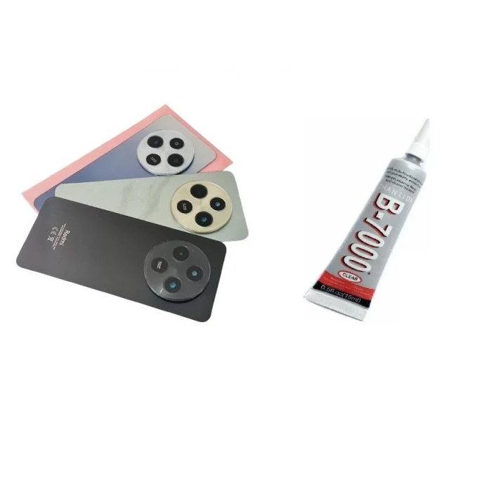 Redmi 14C Uyumlu Arka Kapak (Cam Full Lensli ) Mav