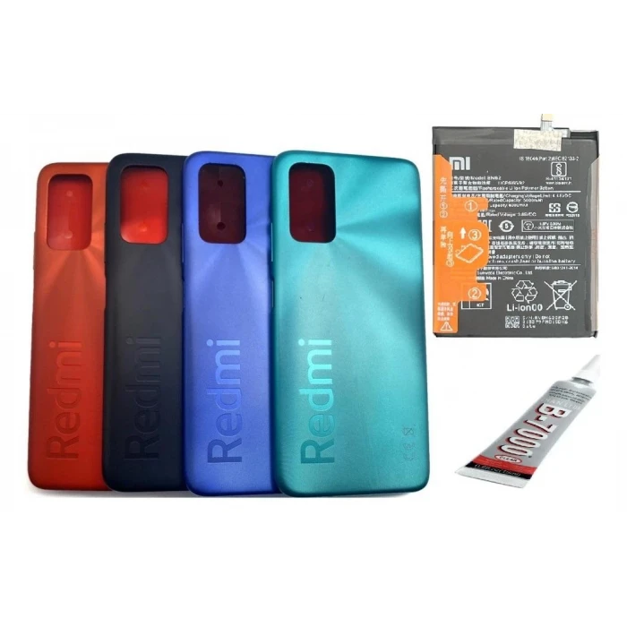REDMİ 9T ARKA BATARYA KAPAĞI ,BATARYA VE B7000 YAP