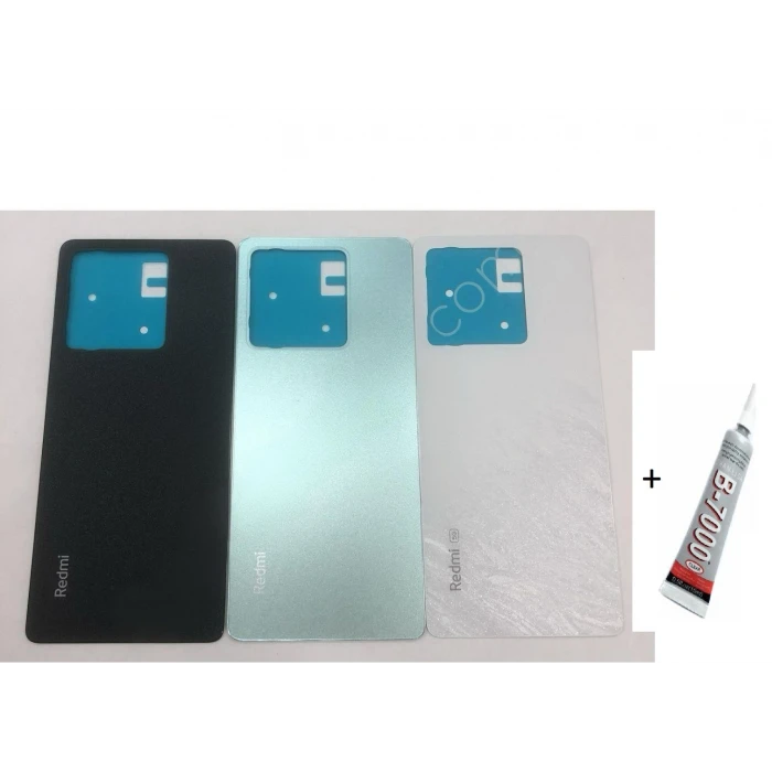 REDMİ NOTE 13 5G Arka Batarya Pil Kapağı SİYAH (B7