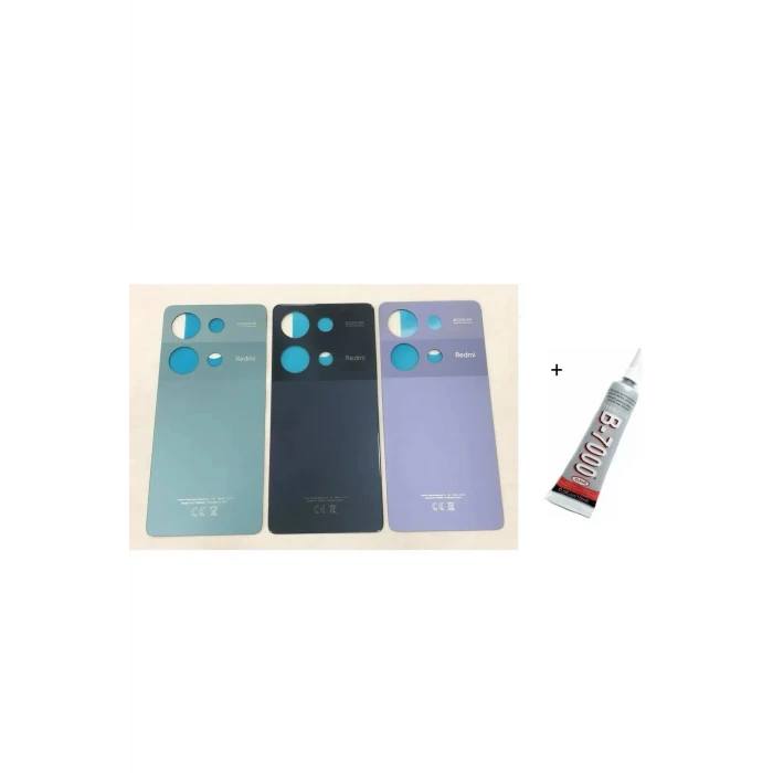 REDMİ NOTE 13 PRO 4G Arka Batarya Pil Kapağı SİYAH