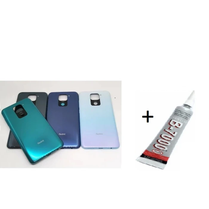 REDMİ NOTE 9 Arka Batarya Pil Kapağı SİYAH (B7000