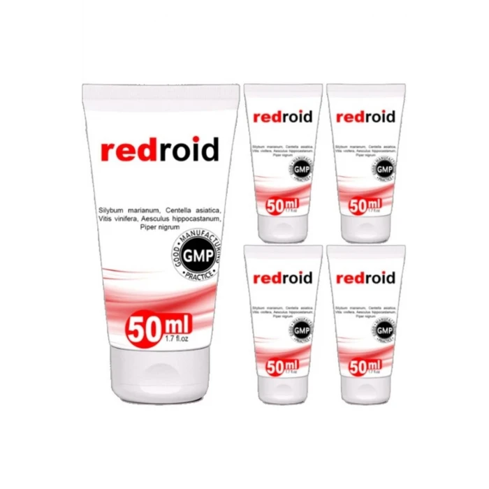 Redroid 5li Paket Rahatlatıcı Masaj Kremi 50 ml Özel Krem