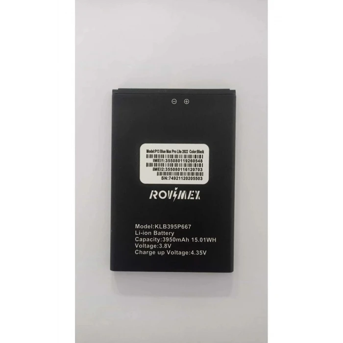 Reeder P13 Blue Max Pro Lite 2022 Batarya Pil KLB3
