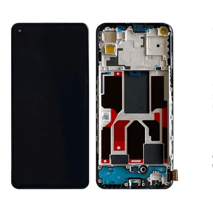 Reno 5 Lite Dokunmatik Ekran OLED Çıtalı (Siyah)