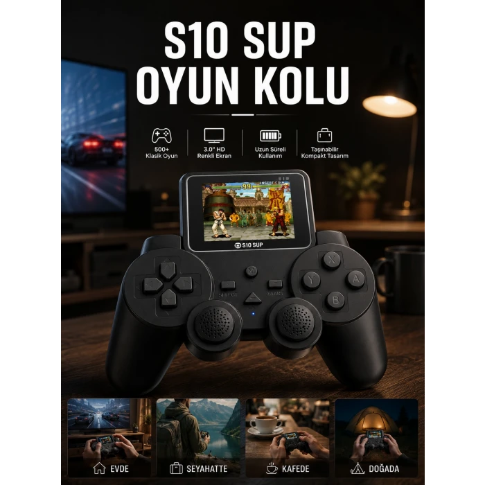 S10 Sup 520 Oyunlu Gamepad TV Uyumlu Gamepad