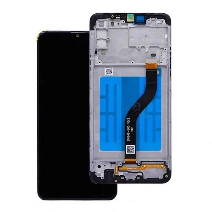 Samsung A20S Dokunmatik Ekran Çıtalı Servis (Siyah