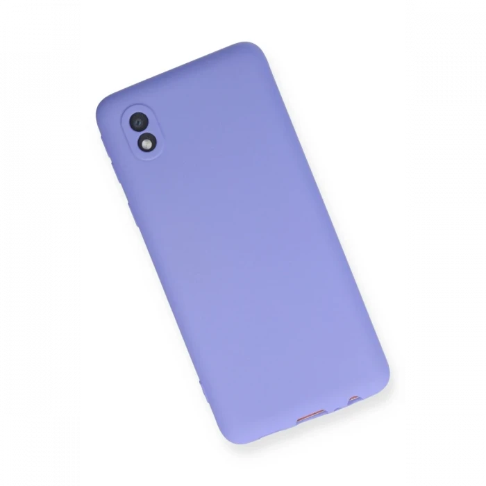 Samsung Galaxy A01 Core Kılıf First Silikon - Lila