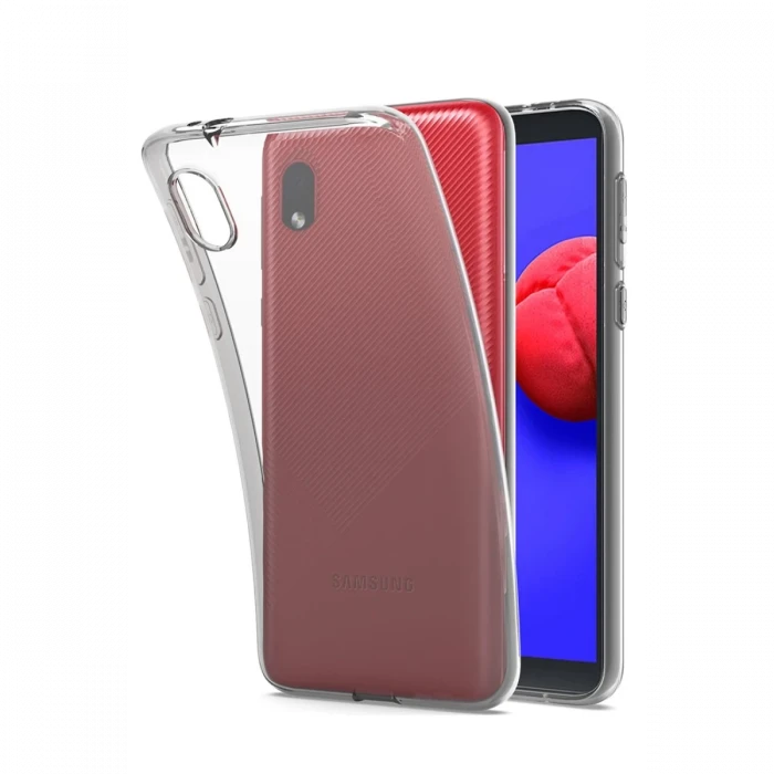 Samsung Galaxy A01 Core Kılıf Lüx Şeffaf Silikon