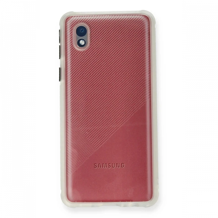 Samsung Galaxy A01 Core Kılıf Miami Şeffaf Silikon - Şeffaf