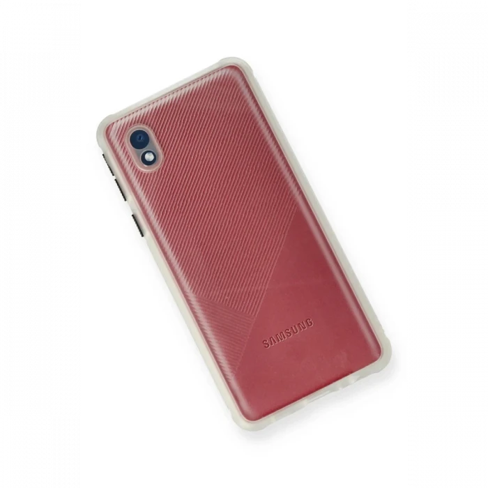 Samsung Galaxy A01 Core Kılıf Miami Şeffaf Silikon - Şeffaf