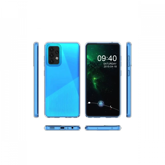 Samsung Galaxy A02S Kılıf Lüx Şeffaf Silikon