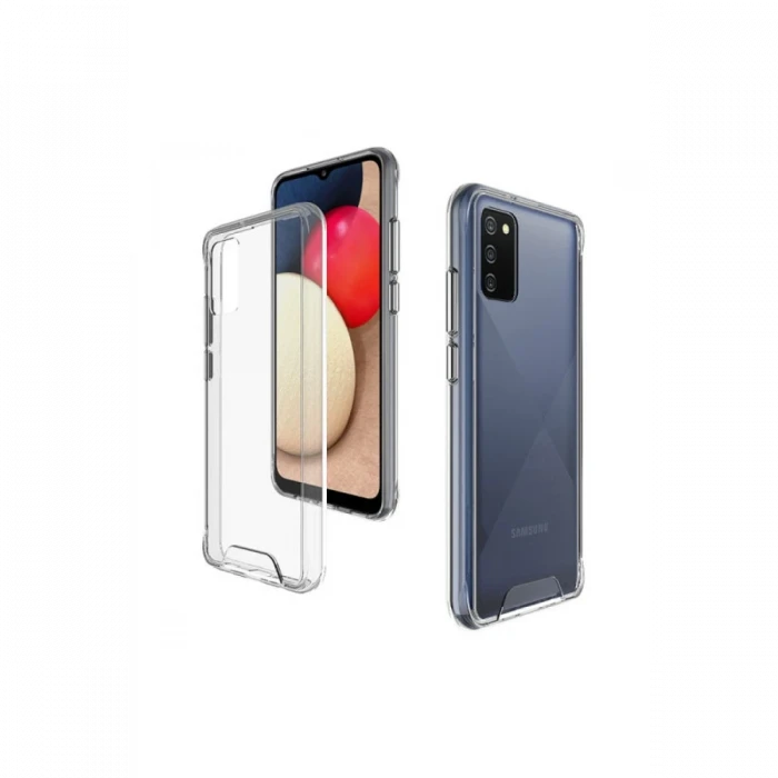 Samsung Galaxy A02S Kılıf Lüx Şeffaf Silikon