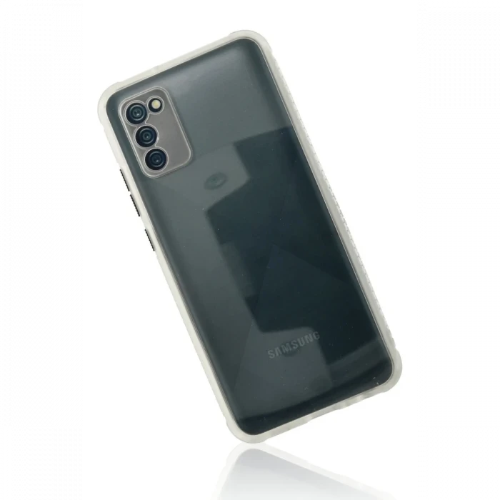 Samsung Galaxy A02S Kılıf Miami Şeffaf Silikon - Şeffaf