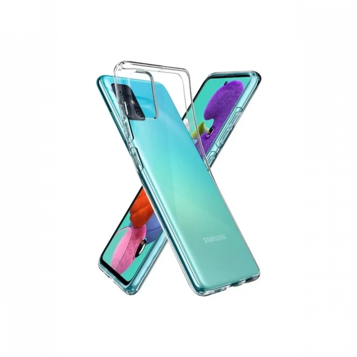 Samsung Galaxy A03S Kılıf Lüx Şeffaf Silikon