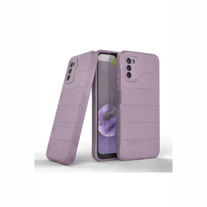 Samsung Galaxy A03S Kılıf Optimum Silikon - Mor