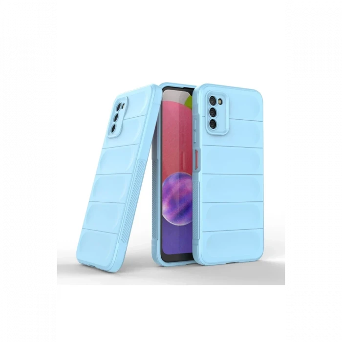 Samsung Galaxy A03S Kılıf Optimum Silikon - Sky Blue