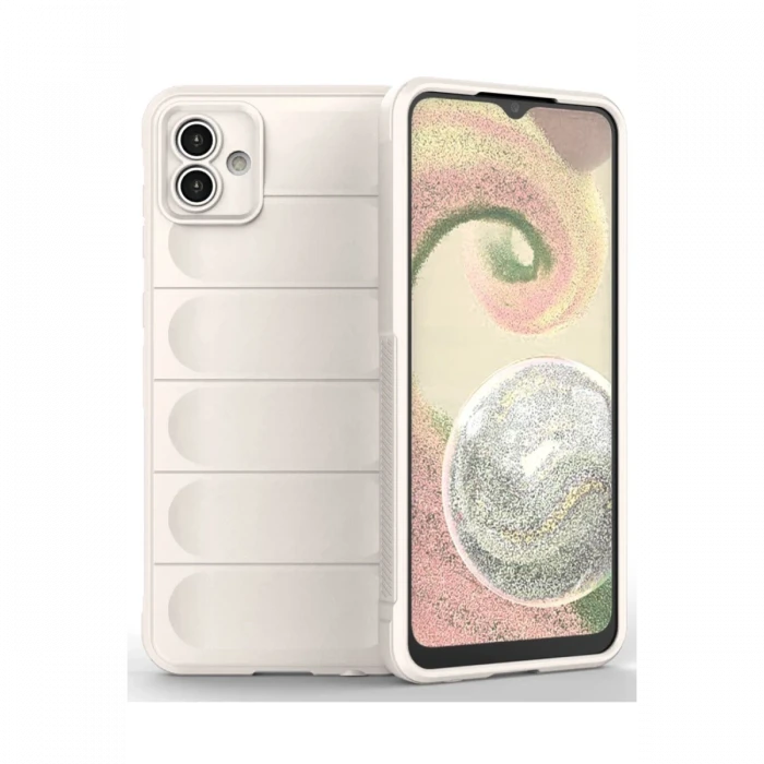 Samsung Galaxy A04 Kılıf Optimum Silikon - Krem