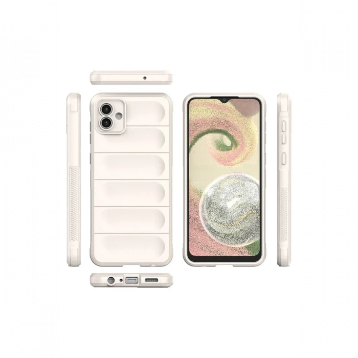 Samsung Galaxy A04 Kılıf Optimum Silikon - Krem