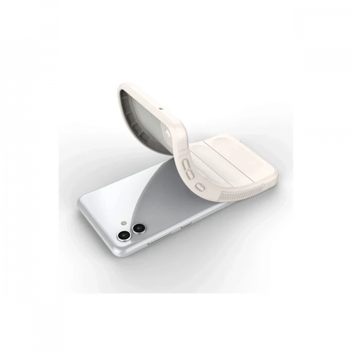 Samsung Galaxy A04 Kılıf Optimum Silikon - Krem