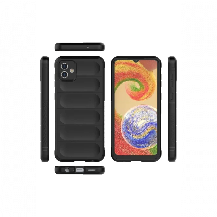 Samsung Galaxy A04 Kılıf Optimum Silikon - Siyah