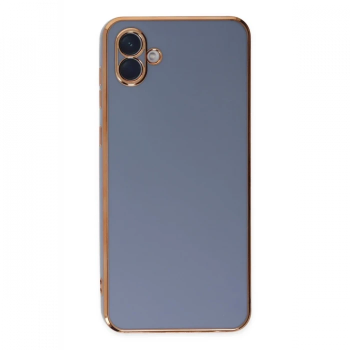 Samsung Galaxy A04 Kılıf Volet Silikon - Mavi