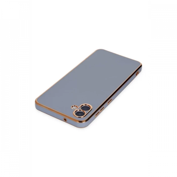 Samsung Galaxy A04 Kılıf Volet Silikon - Mavi
