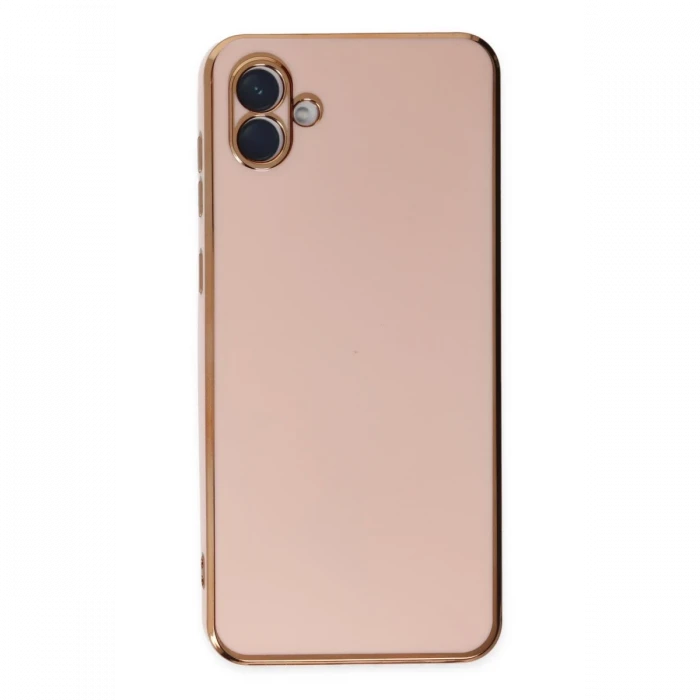 Samsung Galaxy A04 Kılıf Volet Silikon - Pembe