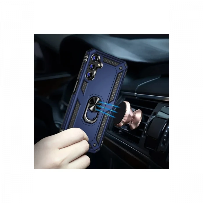 Samsung Galaxy A04S Kılıf Sofya Yüzüklü Silikon Kapak - Rose