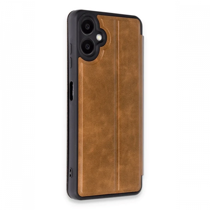 Samsung Galaxy A06 Kılıf Flip Cover - Taba