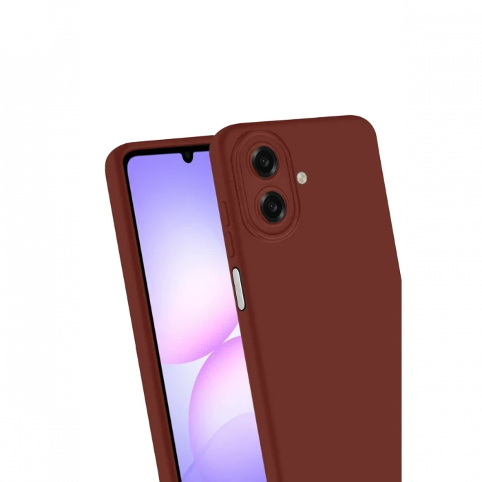 Samsung Galaxy A07 4G First Silikon - Bordo