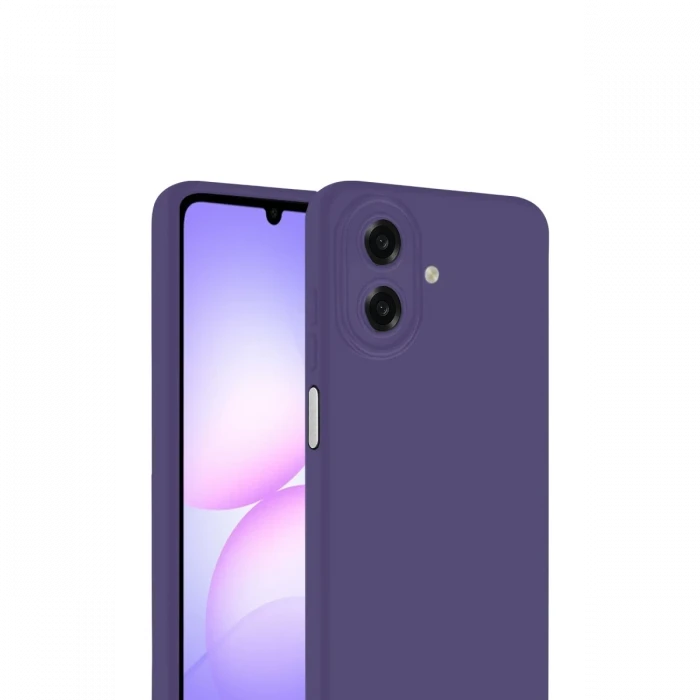 Samsung Galaxy A07 4G First Silikon - Mürdüm