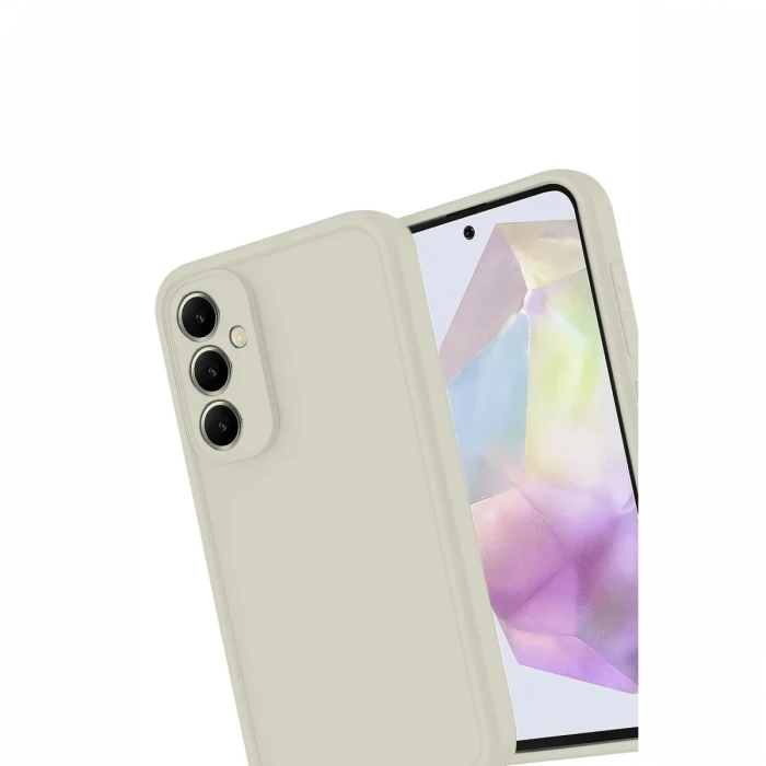 Samsung Galaxy A17 5G Viera Silikon - Krem